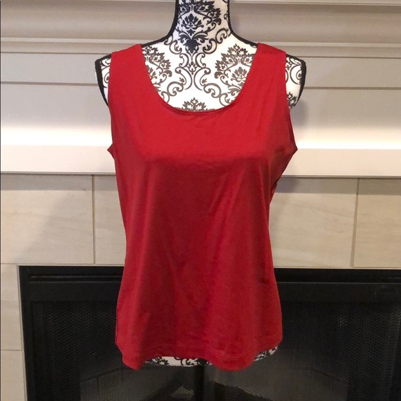 Chico's Tops Red Chicos Tank Top Poshmark